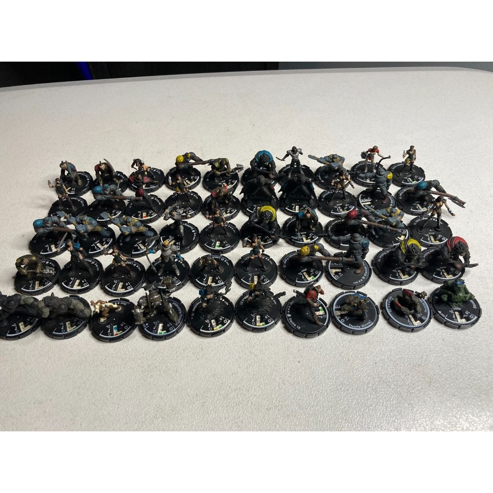 Mage Knights Miniature Lot of 50 MKR Wizkids RPG Squalid Gremlin Squire Satyr